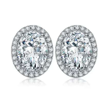Simulated Diamond Studs Earrings