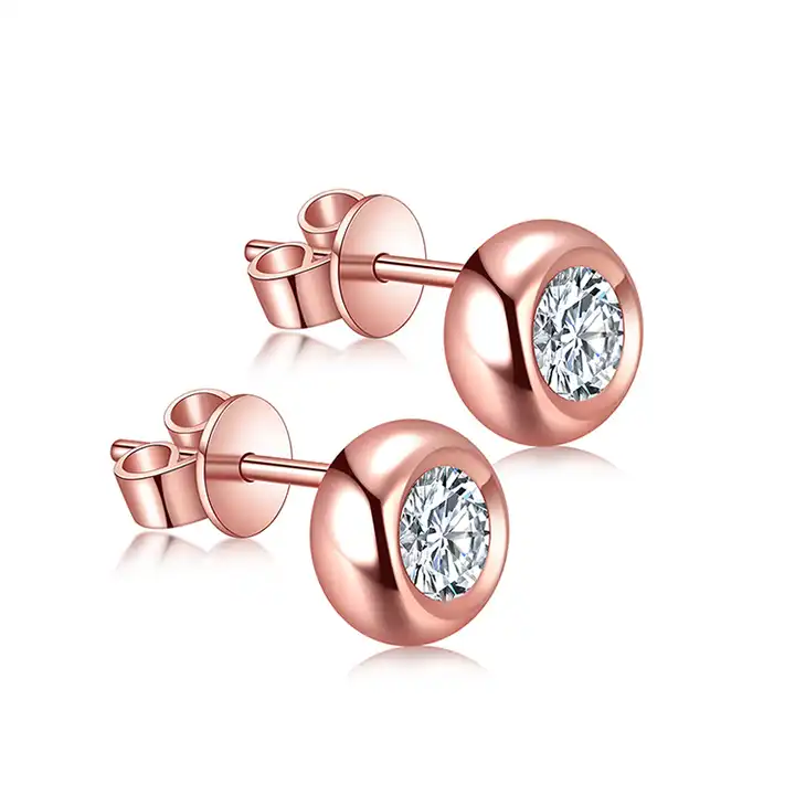 H5b07338fb2d94f769e6b8f582aff5e25p.jpg_720x720q50 Round Moissanite Stud Earrings